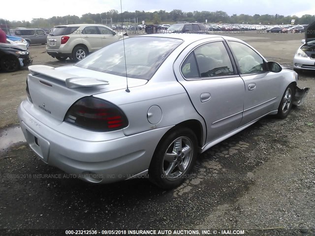 1G2NF52FX3C112136 - 2003 PONTIAC GRAND AM SE1 SILVER photo 4