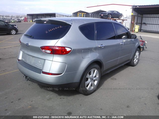 4S4WX85CX64412365 - 2006 SUBARU B9 TRIBECA 3.0 H6/3.0 H6 LIMITED SILVER photo 4