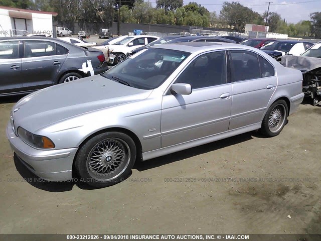 WBADT43491GX24449 - 2001 BMW 525 I AUTOMATIC SILVER photo 2