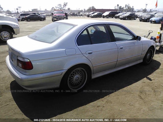 WBADT43491GX24449 - 2001 BMW 525 I AUTOMATIC SILVER photo 4