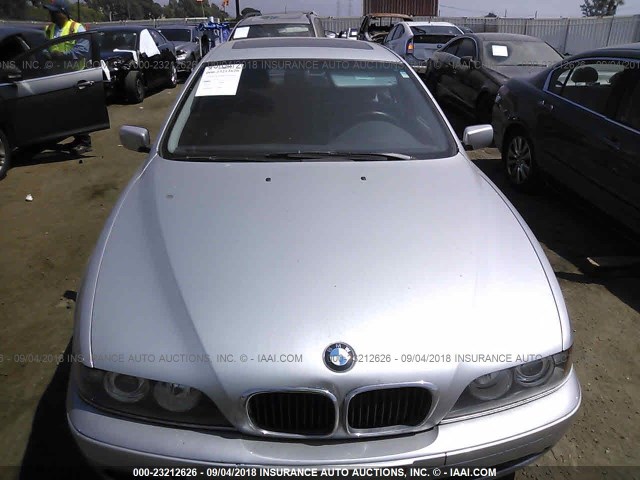 WBADT43491GX24449 - 2001 BMW 525 I AUTOMATIC SILVER photo 6