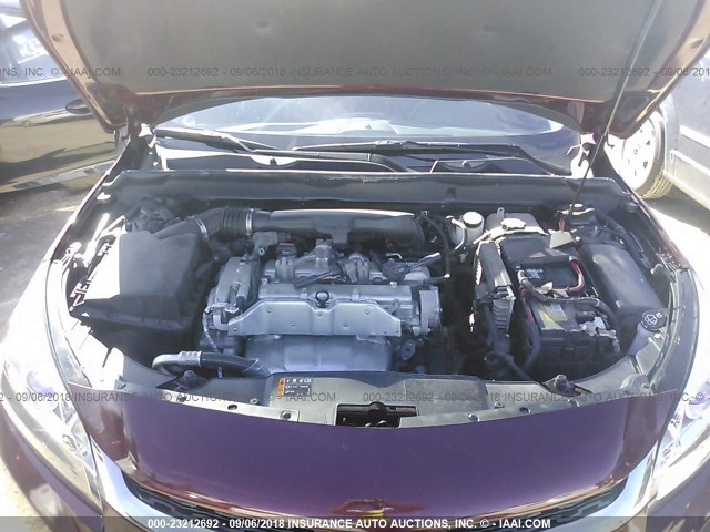 1G11C5SL9FF182280 - 2015 CHEVROLET MALIBU 1LT RED photo 10