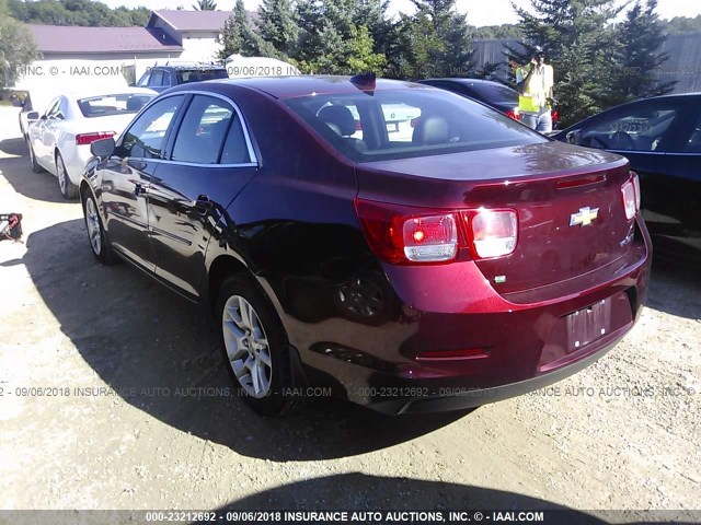 1G11C5SL9FF182280 - 2015 CHEVROLET MALIBU 1LT RED photo 3