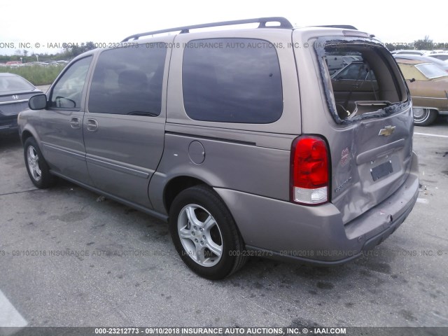 1GNDV33L76D174392 - 2006 CHEVROLET UPLANDER LT TAN photo 3