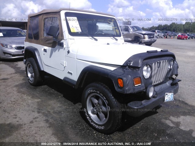 1J4FY19S8VP486238 - 1997 JEEP WRANGLER / TJ SPORT WHITE photo 1