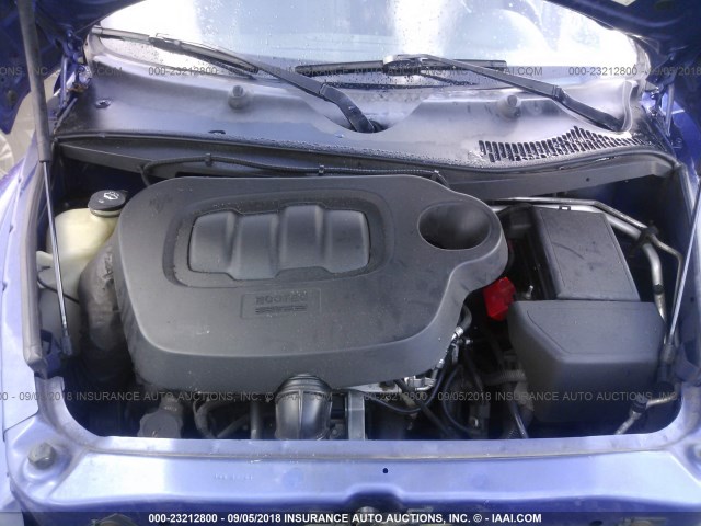 3GNDA13D36S580176 - 2006 CHEVROLET HHR LS BLUE photo 10