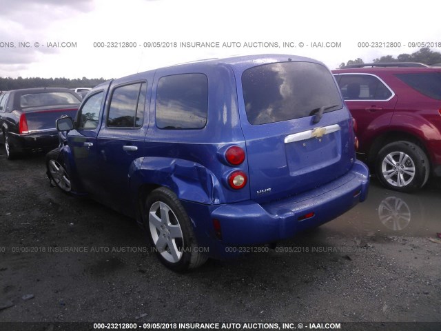 3GNDA13D36S580176 - 2006 CHEVROLET HHR LS BLUE photo 3