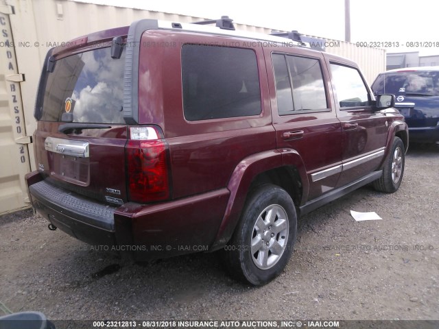 1J8HG58277C648048 - 2007 JEEP COMMANDER LIMITED BROWN photo 4