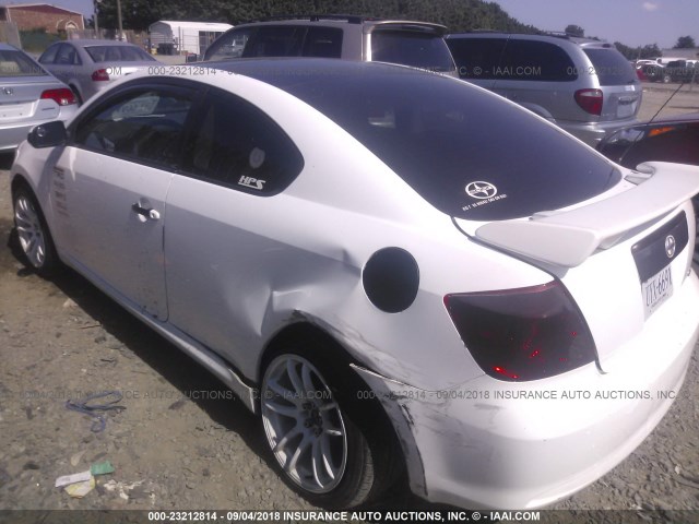 JTKDE177260126793 - 2006 TOYOTA SCION TC 白色 照片 3