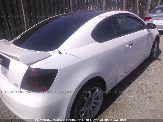 JTKDE177260126793 - 2006 TOYOTA SCION TC 白色 照片 4