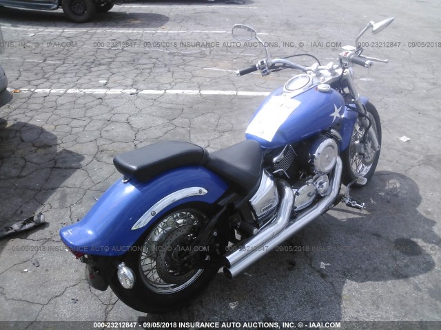 JYAVP11E06A084675 - 2006 YAMAHA XVS1100 A BLUE photo 4