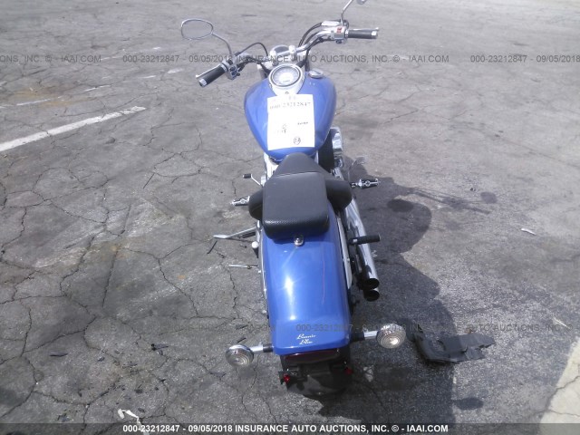 JYAVP11E06A084675 - 2006 YAMAHA XVS1100 A BLUE photo 6