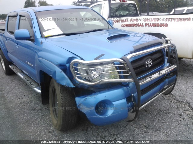 5TEJU62N75Z012707 - 2005 TOYOTA TACOMA DOUBLE CAB PRERUNNER BLUE photo 6