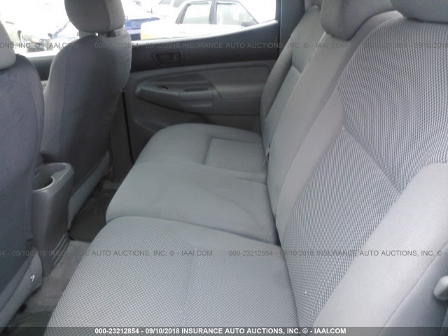 5TEJU62N75Z012707 - 2005 TOYOTA TACOMA DOUBLE CAB PRERUNNER BLUE photo 8