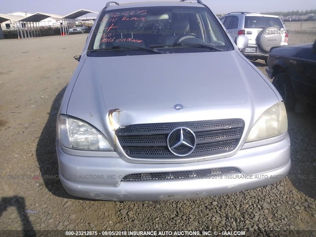 4JGAB72E8YA202117 - 2000 MERCEDES-BENZ ML 430 银色 照片 6