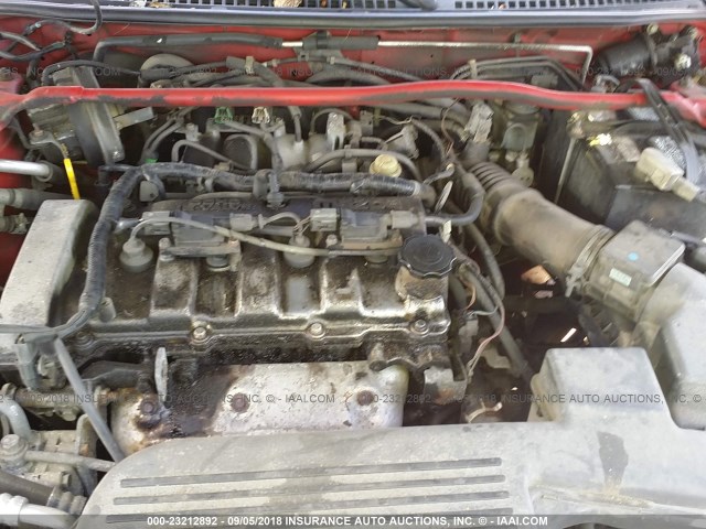 JM1BJ245321482015 - 2002 MAZDA PROTEGE PR5 红色 照片 10