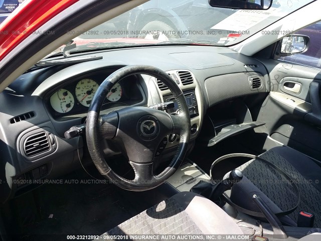 JM1BJ245321482015 - 2002 MAZDA PROTEGE PR5 红色 照片 5