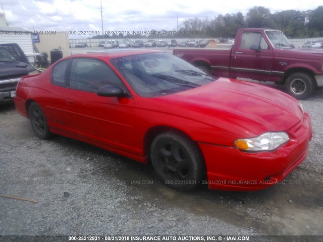 2G1WX15KX19153426 - 2001 CHEVROLET MONTE CARLO SS წითელი ფოტო 1
