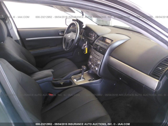 4A32B2FF4CE021822 - 2012 MITSUBISHI GALANT FE BLACK photo 5