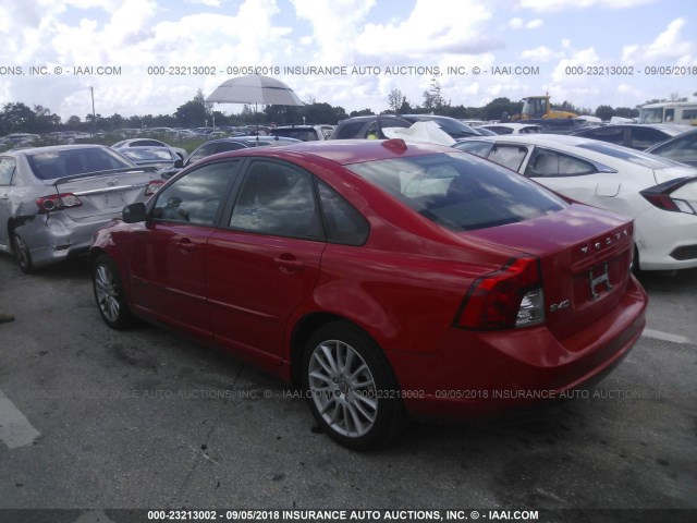 YV1MS382892468069 - 2009 VOLVO S40 2.4I RED photo 3