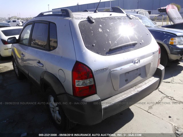 KM8JN12D56U340401 - 2006 HYUNDAI TUCSON GLS/LIMITED 银色 照片 3