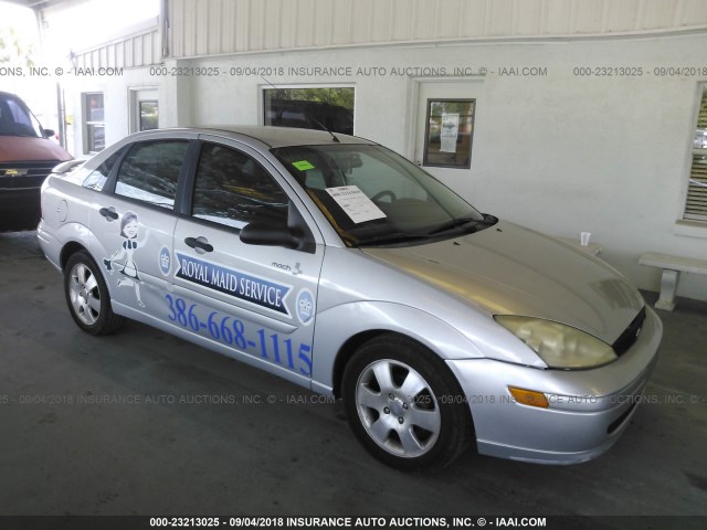 1FAFP38362W325344 - 2002 FORD FOCUS ZTS SILVER photo 1