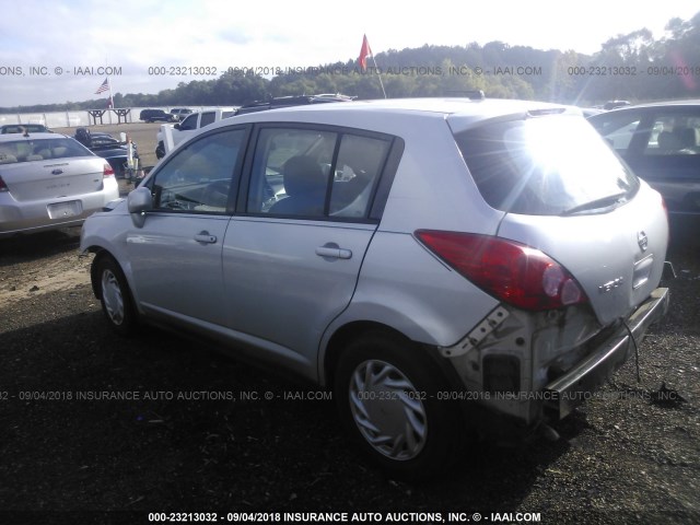 3N1BC13E69L351575 - 2009 NISSAN VERSA S/SL GRAY photo 3