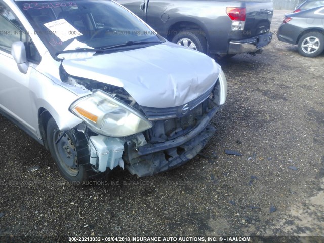 3N1BC13E69L351575 - 2009 NISSAN VERSA S/SL GRAY photo 6