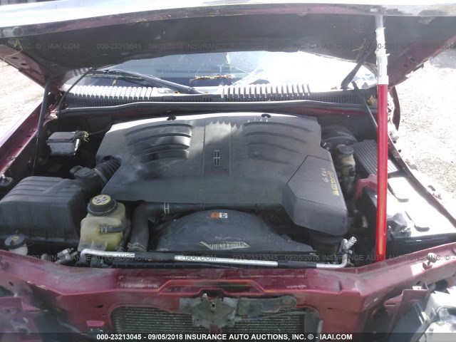 5LMEU68H03ZJ22471 - 2003 LINCOLN AVIATOR 红色 照片 10