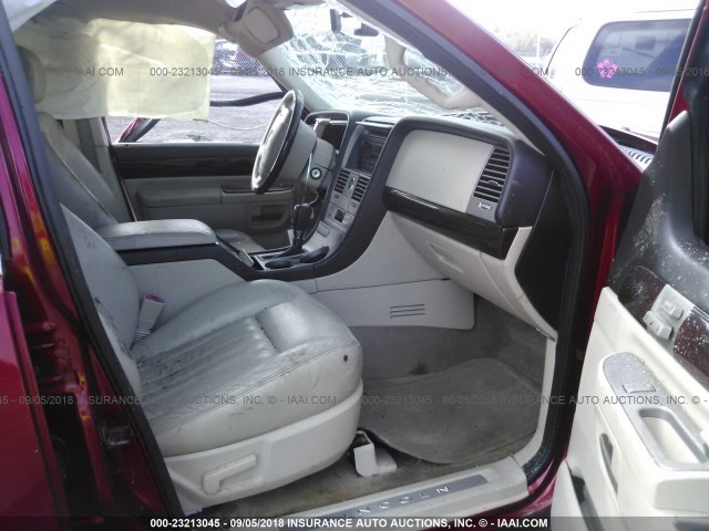 5LMEU68H03ZJ22471 - 2003 LINCOLN AVIATOR 红色 照片 5