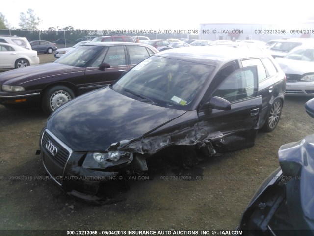 WAUNF78P66A030442 - 2006 AUDI A3 2.0 PREMIUM GRAY photo 2