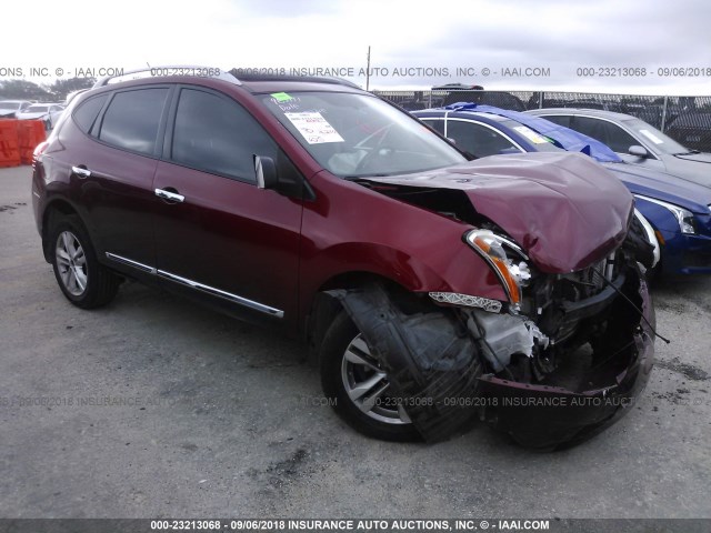 JN8AS5MT2DW546550 - 2013 NISSAN ROGUE S/SV RED photo 1