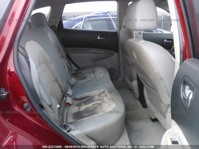JN8AS5MT2DW546550 - 2013 NISSAN ROGUE S/SV RED photo 8