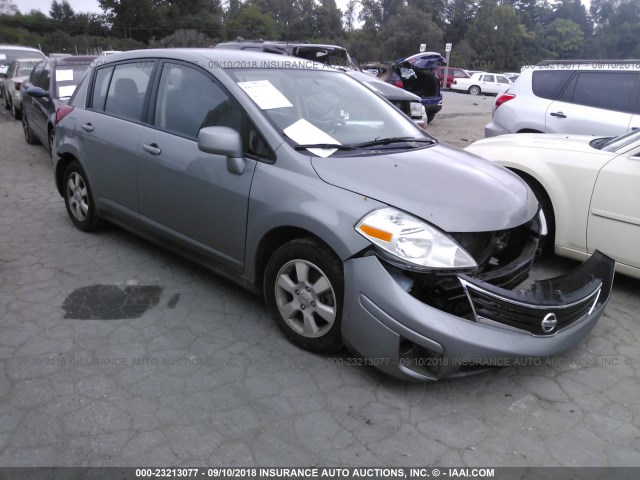 3N1BC1CPXCK278368 - 2012 NISSAN VERSA S/SL GRAY photo 1