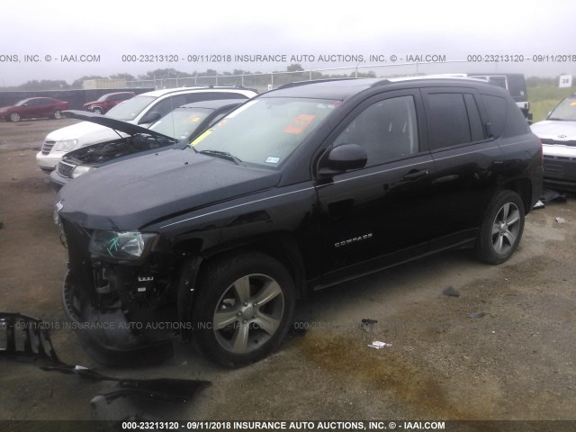 1C4NJCEA3GD754888 - 2016 JEEP COMPASS LATITUDE 黑色 照片 2