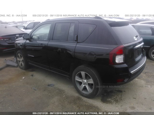 1C4NJCEA3GD754888 - 2016 JEEP COMPASS LATITUDE 黑色 照片 3