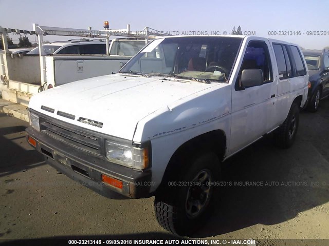 JN8HD17Y3MW022543 - 1991 NISSAN PATHFINDER XE/SE WHITE photo 2