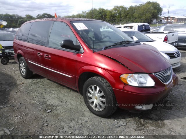 2C4GP54L12R609067 - 2002 CHRYSLER TOWN & COUNTRY LXI RED photo 1