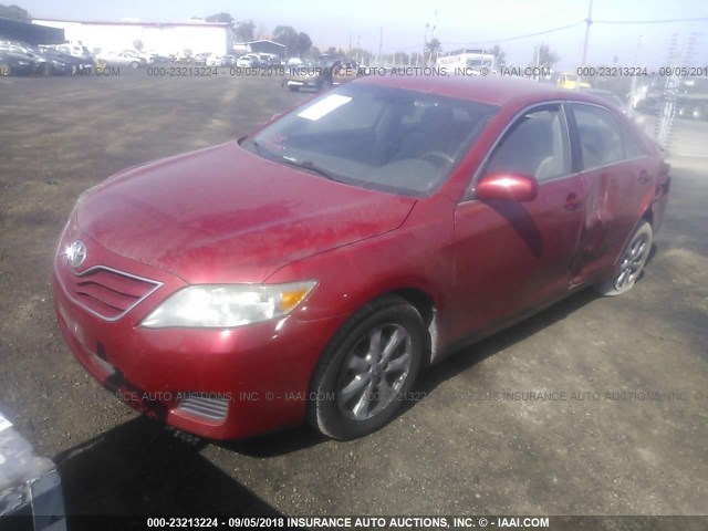 4T1BF3EKXBU149395 - 2011 TOYOTA CAMRY SE/LE/XLE წითელი ფოტო 2