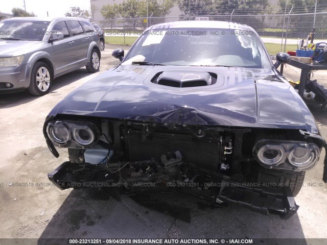 2C3CDZFJXGH317123 - 2016 DODGE CHALLENGER R/T SCAT PACK BLACK photo 6