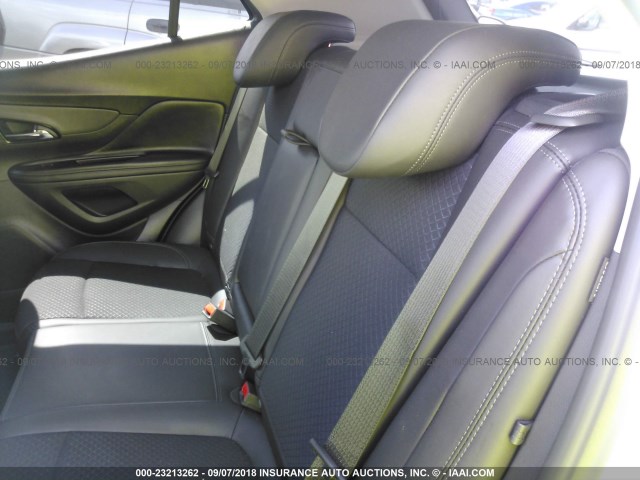 KL4CJASB6JB654189 - 2018 BUICK ENCORE PREFERRED Күміс фото 8