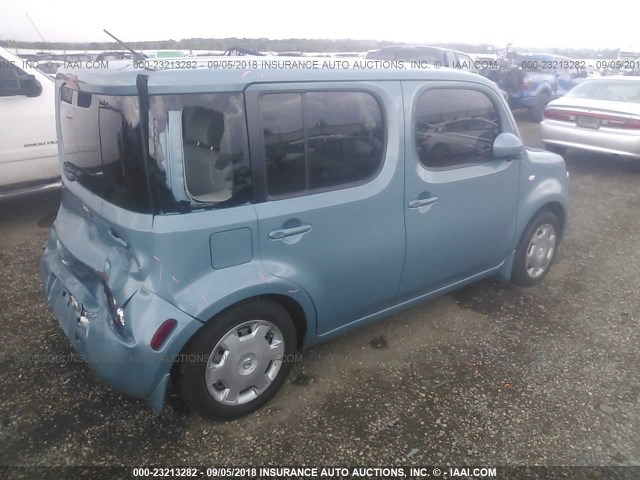 JN8AZ2KR2AT156806 - 2010 NISSAN CUBE S/SL/KROM BLUE photo 4