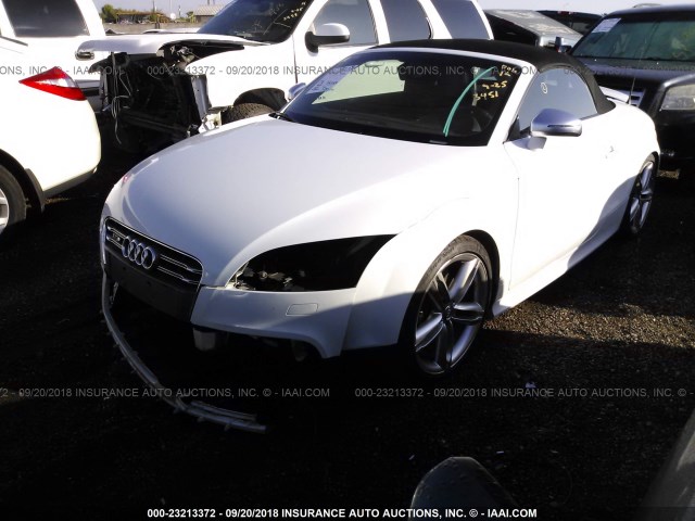 TRU41AFK3D1009505 - 2013 AUDI TTS PRESTIGE WHITE photo 2