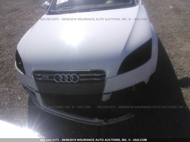 TRU41AFK3D1009505 - 2013 AUDI TTS PRESTIGE WHITE photo 6