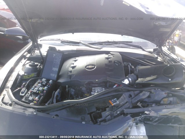 2G1FA1E39D9224887 - 2013 CHEVROLET CAMARO LS BLACK photo 10