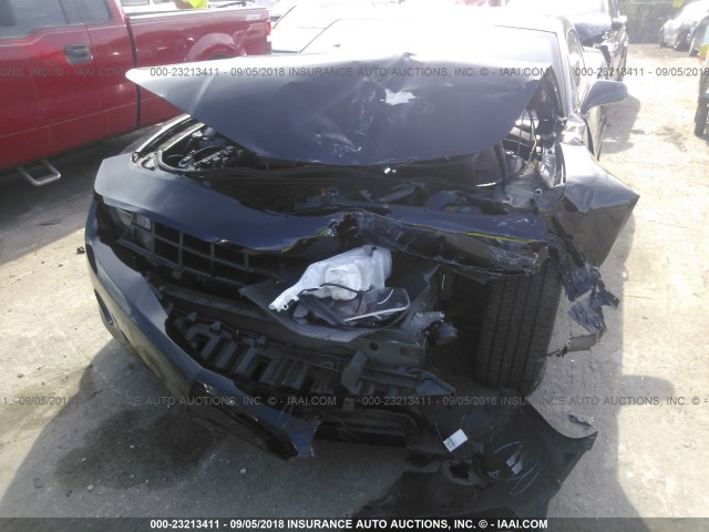 2G1FA1E39D9224887 - 2013 CHEVROLET CAMARO LS BLACK photo 6