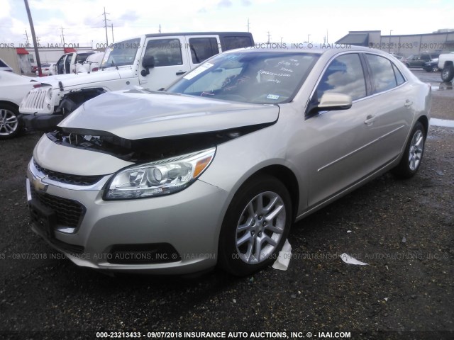 1G11C5SL7FF106654 - 2015 CHEVROLET MALIBU 1LT TAN photo 2