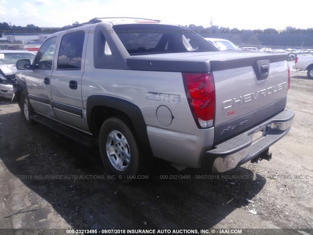 3GNEC12TX4G111335 - 2004 CHEVROLET AVALANCHE C1500 GRAY photo 3