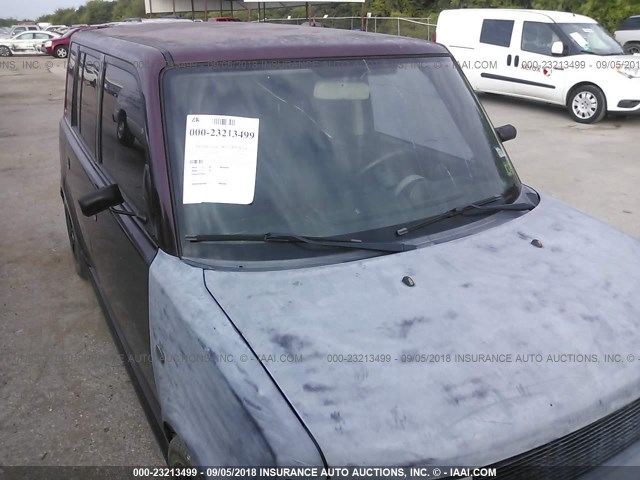 JTLKT324550195039 - 2005 TOYOTA SCION XB PURPLE photo 6