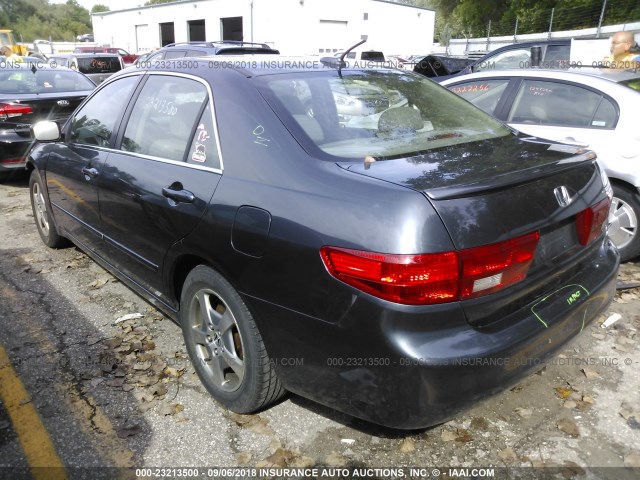 JHMCN36415C003391 - 2005 HONDA ACCORD HYBRID GRAY photo 3